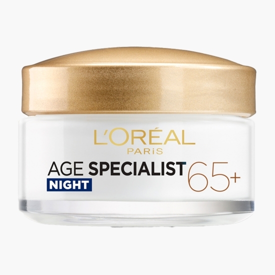 Cremă  de noapte antirid și hrăitoare, 65+ Age Specialist, 50ml