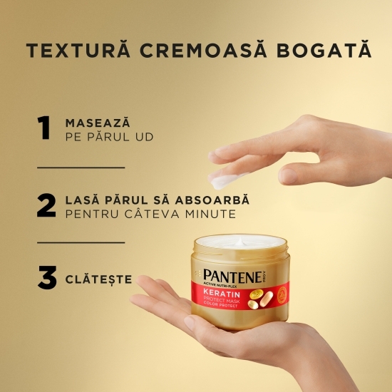 Mască de păr Pro-V Keratin Protect pentru păr vopsit 300ml