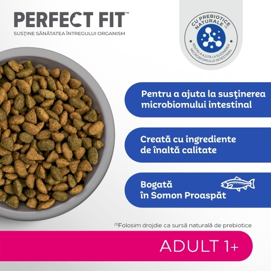 Hrană uscată pentru pisici, 750g, cu somon