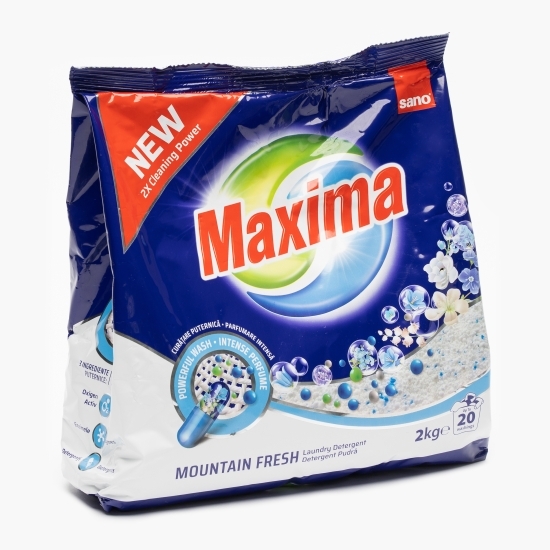 Detergent de rufe pudră Mountain Fresh 20 spălări, 2kg