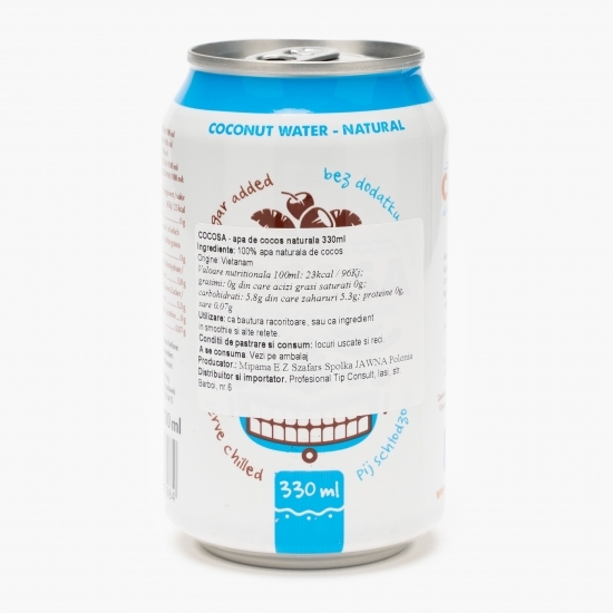 Apă de cocos naturală 330ml