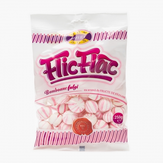 Bomboane fulgi cu aromă de fructe de pădure 250g