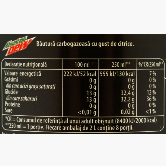 Băutură carbogazoasă lămâie 2l