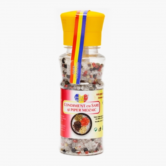 Râșniță cu sare și piper mozaic 200g