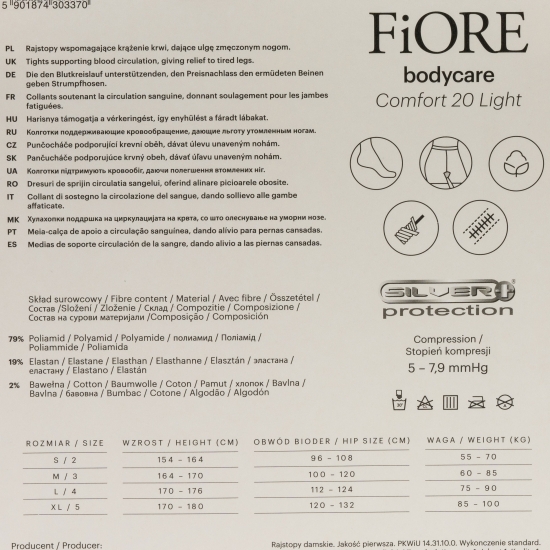 Ciorap modelator Comfort 20den Negru 3