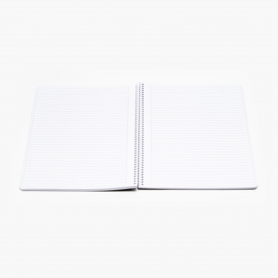 Caiet dictando, A4, copertă PP, cu spiră, 100 file, Black
