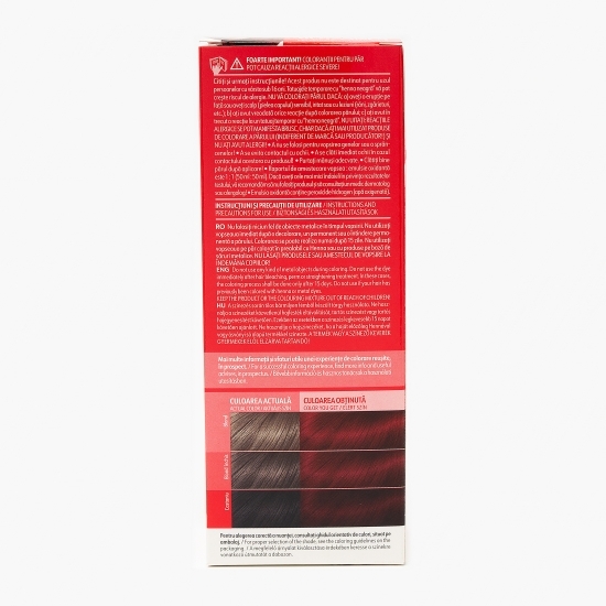 Vopsea permanentă pentru păr Ultra 7.62 Roșu grenadine 100ml
