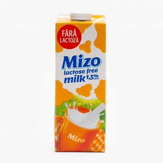 Lapte UHT fără lactoză, 1.5% grăsime 1l