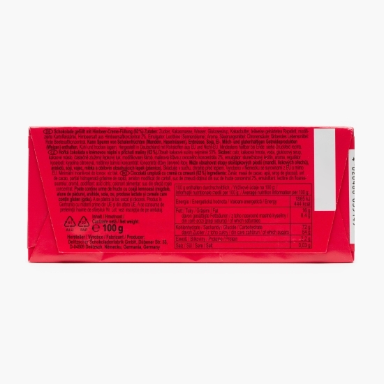 Ciocolată cu căpșuni 100g