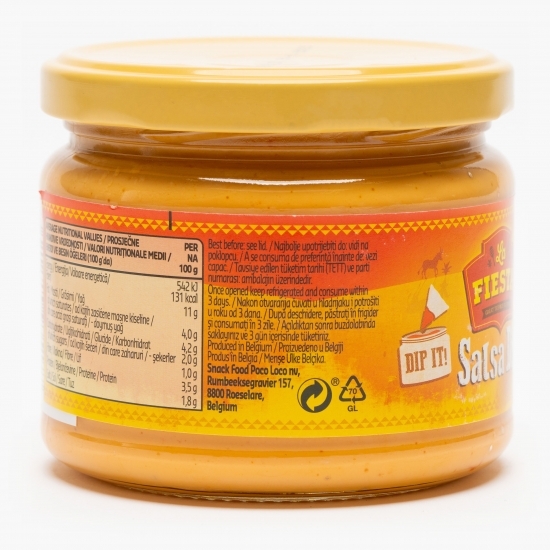 Sos picant cu brânză și ardei iuți jalapeno 300g