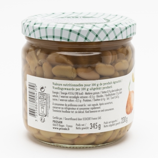 Boabe de fasole albă eco la borcan 345g