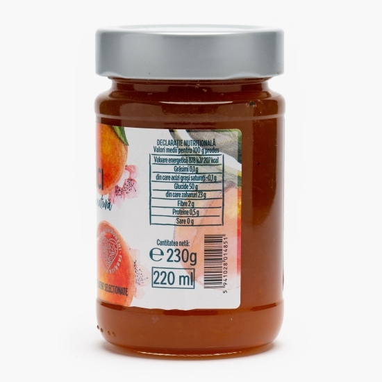 Gem de piersici fără zahăr adăugat 230g