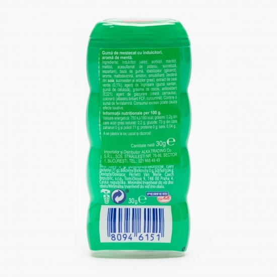 Gumă de mestecat cu îndulcitori și aromă de mentă 30g