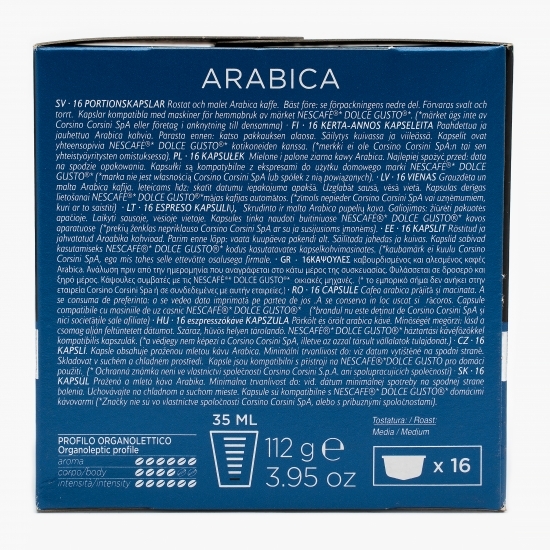 Capsule cafea Arabica 16 băuturi 112g