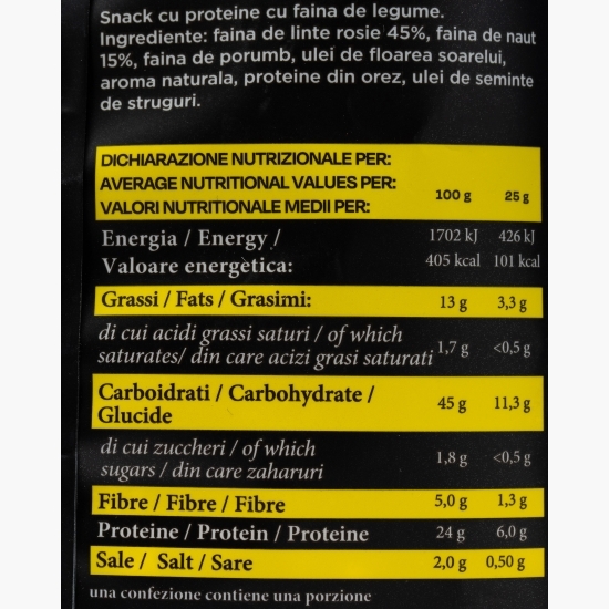 Snacks proteine cu aromă de brânză 25g