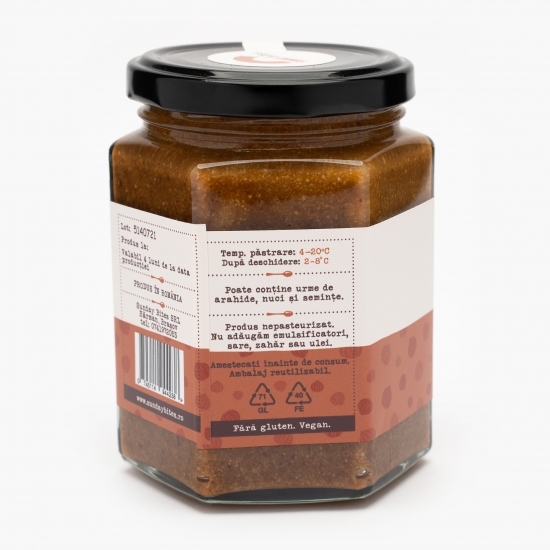 Cremă tartinabilă de alune de pădure cu cacao și curmale 250g