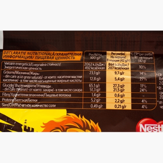 Batoane cu ciocolată 5x42g