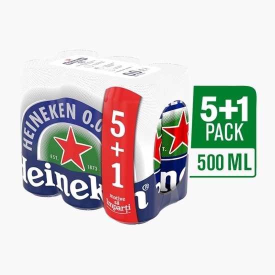 Bere blondă fără alcool 6x0.5l (5+1)