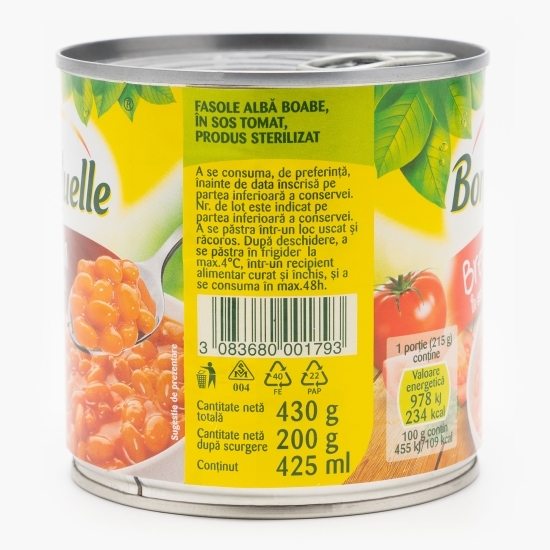 Fasole albă în sos tomat 430g