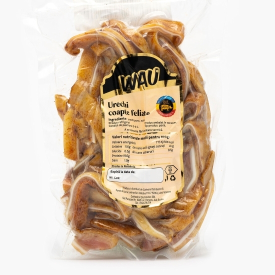 Urechi de porc coapte, feliate 150g