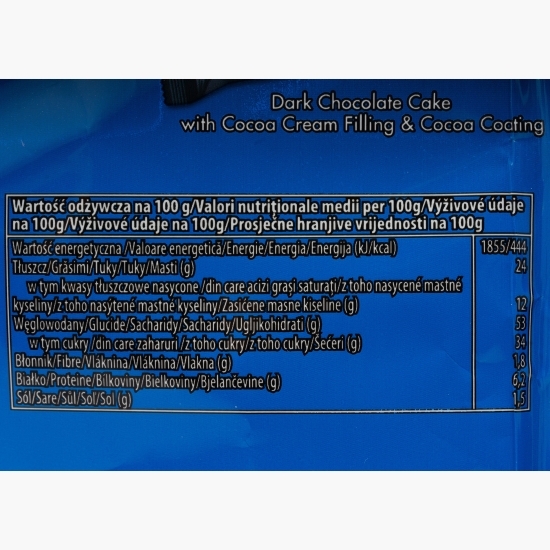Mini Prăjituri cu ciocolată neagră și cremă de cacao 162g