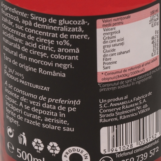 Sirop de cireșe 0.5l