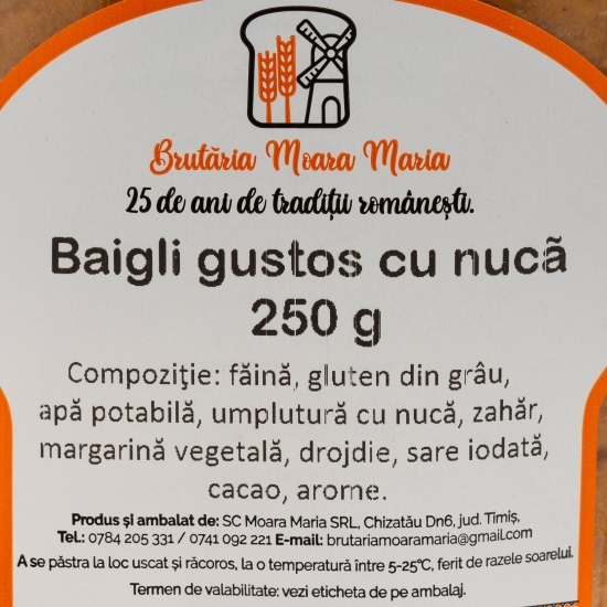 Baigli cu nucă 250g