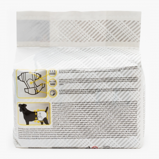 Scutece pentru câini 2-3kg, 23-25cm, 14 buc