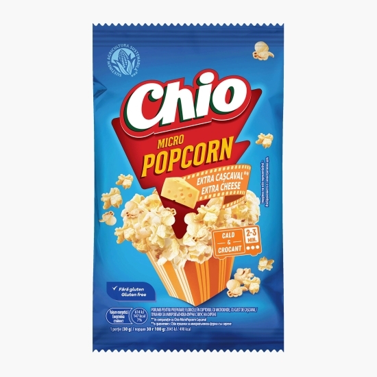 Popcorn microunde cu gust intens de cașcaval 80g