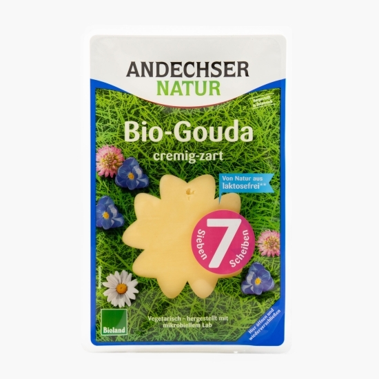 Brânză Gouda eco felii 48% grăsime 150g