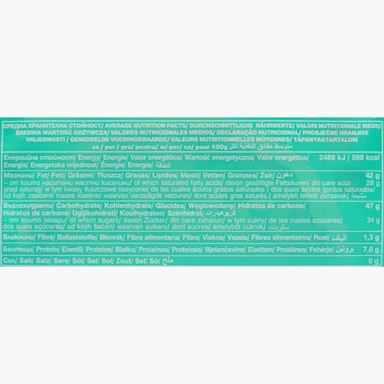 Picături eco de ciocolată cu lapte Choco drops, vegan 200g