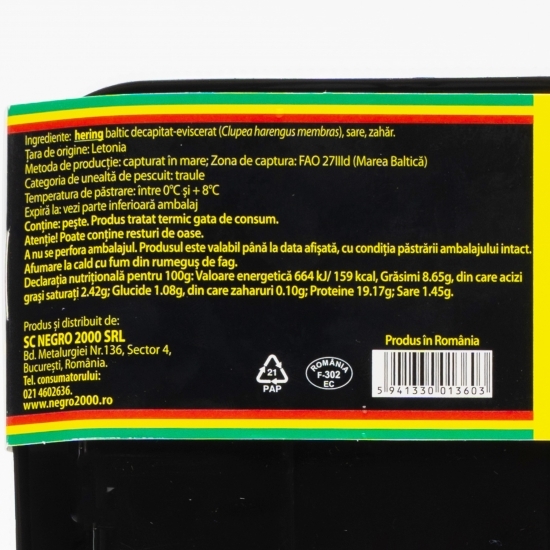 Baby hering afumat 200g