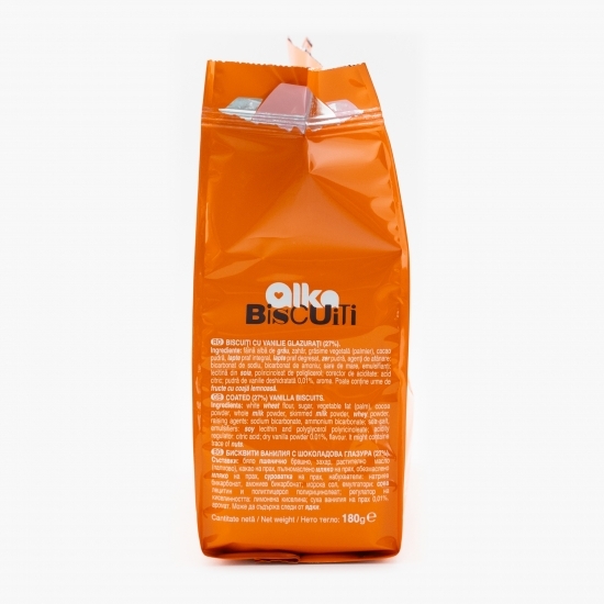 Biscuiți cu vanilie glazurați 180g