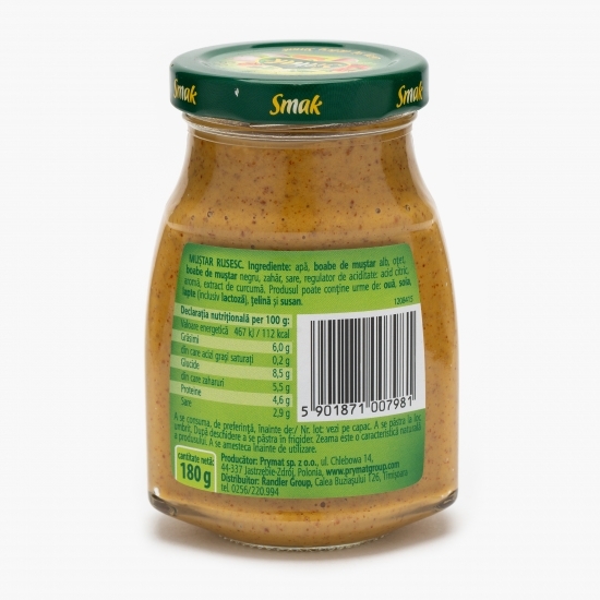 Muștar rusesc foarte picant 180g