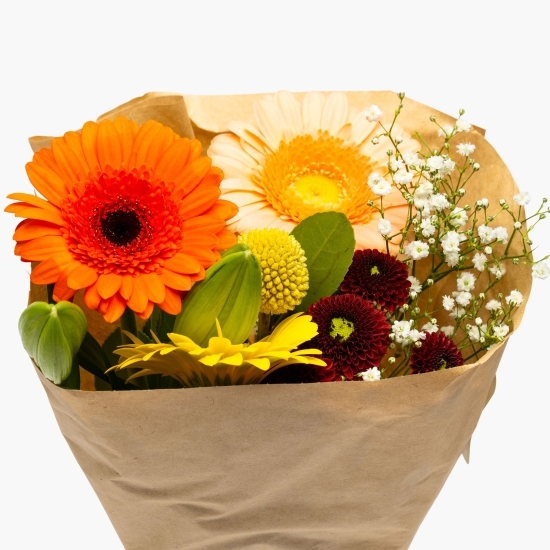 Buchet flori mix pastel