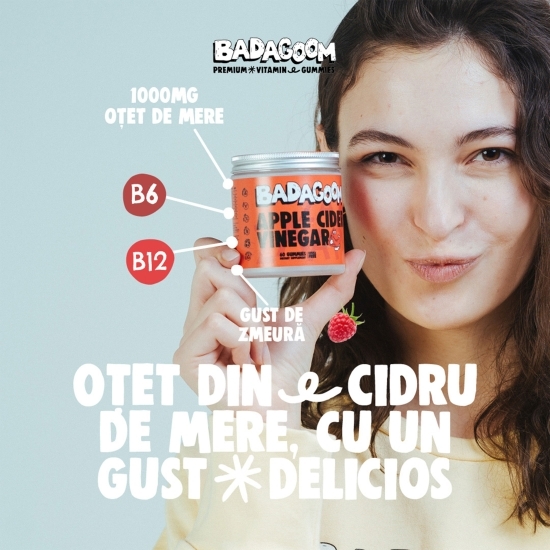 Jeleuri gumate Apple Cider Vinegar, 60 buc, 150g