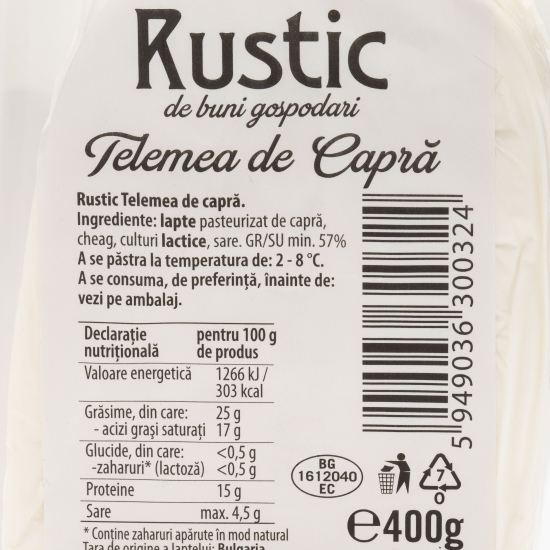 Telemea de capră 400g
