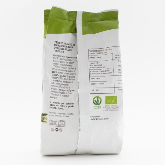 Biscuiți eco cu ciocolată și spirulină 200g