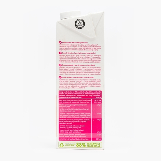 Băutură ecologică din quinoa și orez italian 1l
