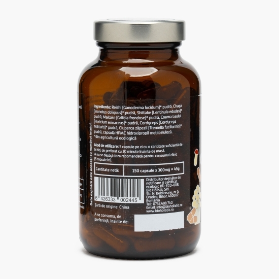 Complex de 7 ciuperci eco, 150 capsule