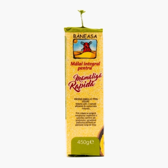 Mălai integral pentru mămăligă rapidă 450g