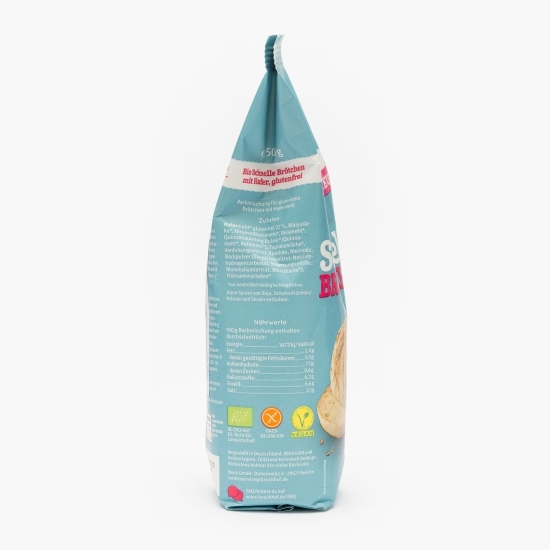 Mix eco pentru chifle rapide cu ovăz, fără gluten 500g