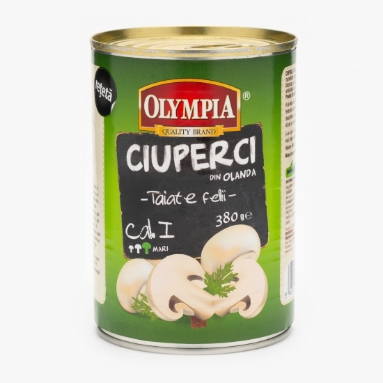 Ciuperci tăiate felii 380g
