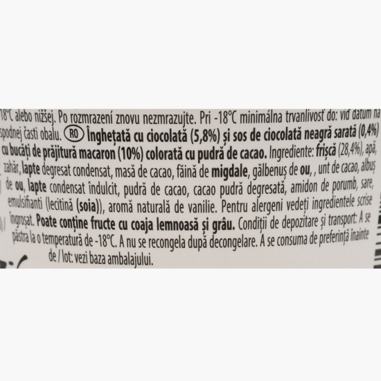 Înghețată cu ciocolată și macaron 420ml