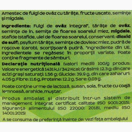 Musli cu fibre cu tărâțe de psyllium 400g