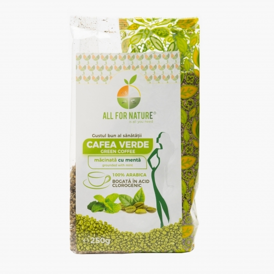Cafea verde măcinată cu mentă 250g 