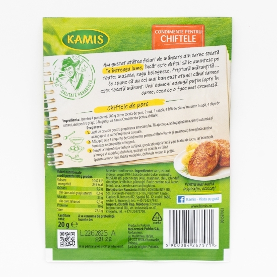 Condimente pentru chiftele 20g