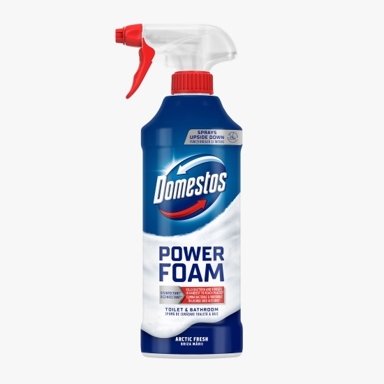 Spray spumă de curățare toaletă şi baie Power Foam Briza Mării 0.435l 