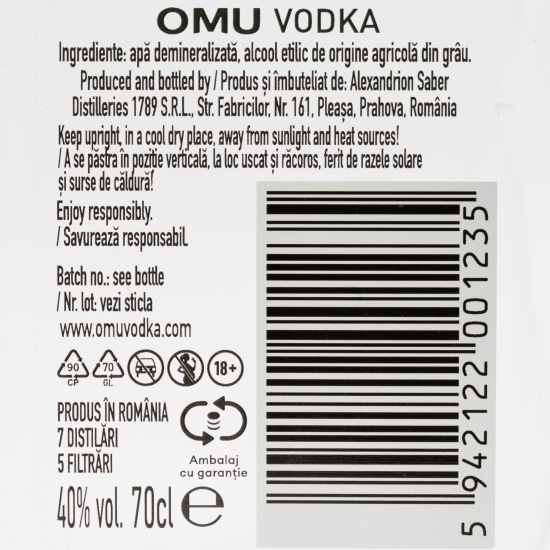 Vodka, 40%, 700ml