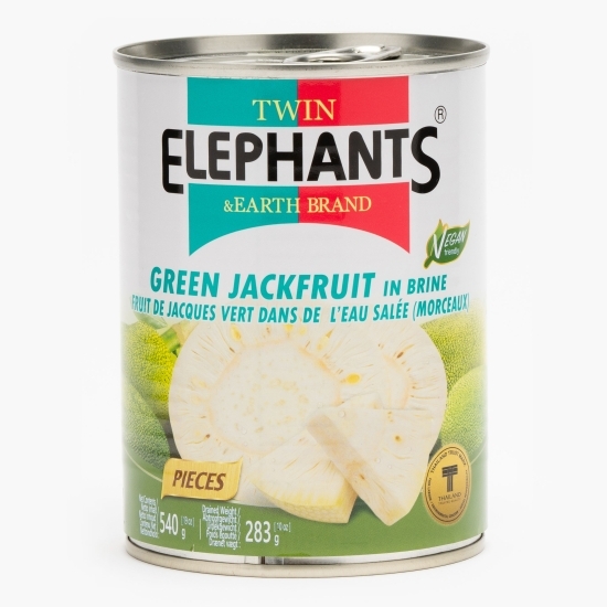 Bucăți jackfruit verde în saramură 540g